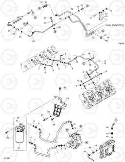 021 FUEL SYSTEM DX520LC, Doosan