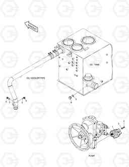 1320 MAIN PIPING(6) - GEAR PUMP DX520LC, Doosan