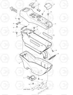 1430 CONTROL STAND - R.H. DX520LC, Doosan