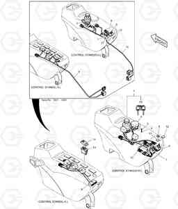 1740 ELECTRIC PARTS - CONTROL STAND DX520LC, Doosan