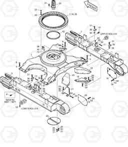 2100 TRACK FRAME DX520LC, Doosan