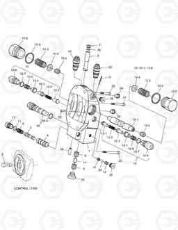 4180 TRAVEL MOTOR - CONTROL DX520LC, Doosan