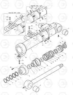 4350 BOOM CYLINDER - L.H(LOCK VALVE) DX520LC, Doosan