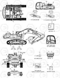 5130 NAME PLATE - EXPORT DX520LC, Doosan