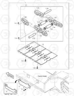 6860 TRACK SHOE - 600G(FIXED TRACK) DX520LC, Doosan