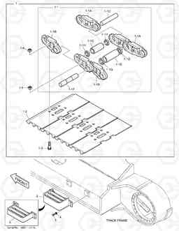 6890 TRACK SHOE - 900G(FIXED TRACK) DX520LC, Doosan