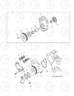 013 WATER PUMP TXC480LC-2, Doosan