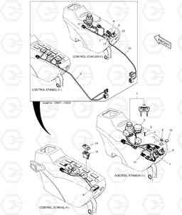 1740 ELECTRIC PARTS - CONTROL STAND TXC480LC-2, Doosan