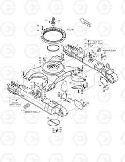 2100 TRACK FRAME TXC480LC-2, Doosan