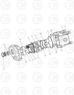 4260 GEAR PUMP TXC480LC-2, Doosan