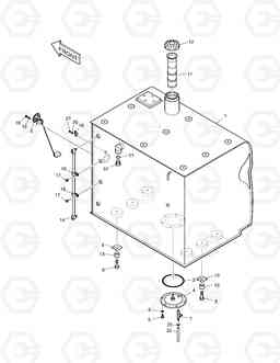 1210 FUEL TANK TXC520LC-2, Doosan