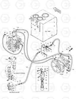 1340 PILOT PIPING(1) TXC520LC-2, Doosan