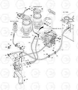 1350 PILOT PIPING(2) TXC520LC-2, Doosan