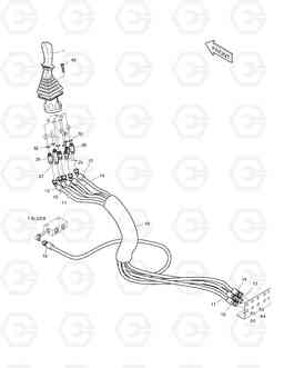 1390 PILOT PIPING(6) TXC520LC-2, Doosan