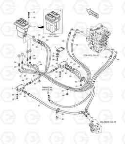 1410 PILOT PIPING(8) TXC520LC-2, Doosan