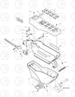 1420 CONTROL STAND - L.H. TXC520LC-2, Doosan