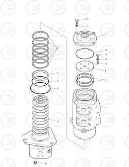 2170 CENTER JOINT TXC520LC-2, Doosan