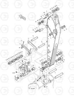 6210 ARM - 3.35m(HEAVY DUTY) TXC520LC-2, Doosan