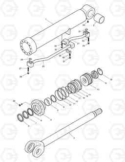 3520 LIFT CYLINDER TXL250-1.5, Doosan