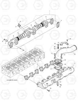 026 EX. & IN. MANIFOLD DX210W, Doosan