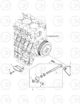 033 ALTERNATOR & ALTERNATOR MOUNTING DX210W, Doosan