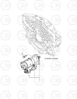 035 STARTER DX210W, Doosan