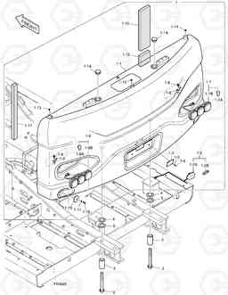 1110 COUNTER WEIGHT DX210W, Doosan