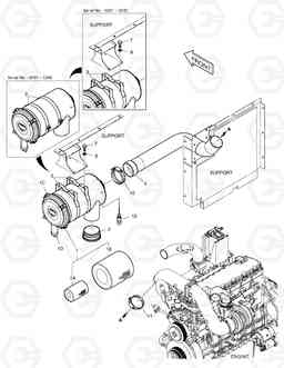 1170 AIR CLEANER DX210W, Doosan