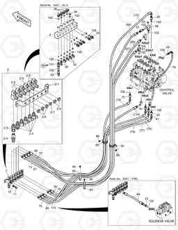 1300 PILOT PIPING(1) DX210W, Doosan