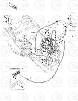 1360 PILOT PIPING(7) DX210W, Doosan