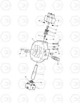 4180 TRAVEL MOTOR - CONTROL PARTS DX210W, Doosan