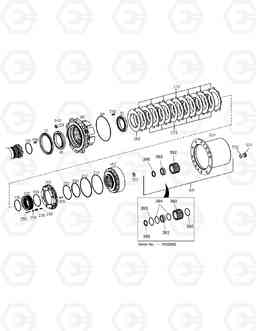 4630 OUTPUT - FRONT AXLE DX210W, Doosan