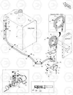 6120 FUEL FILLER PUMP DX210W, Doosan