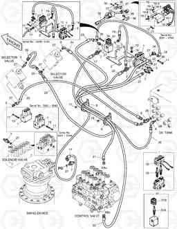 6440 PILOT PIPING - TWO WAY(1) DX210W, Doosan