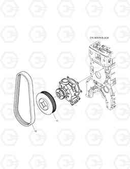 7270 TROPICAL PARTS DX210W, Doosan