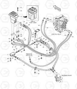 1410 PILOT PIPING(8) TXC420LC-2, Doosan