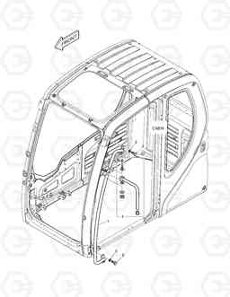 1570 HANDLE ASS'Y TXC420LC-2, Doosan