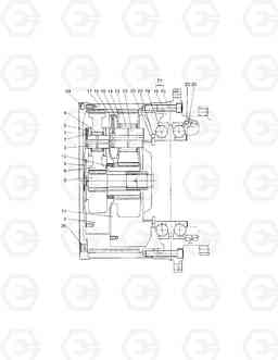 4160 TRAVEL REDUCTION GEAR TXC420LC-2, Doosan