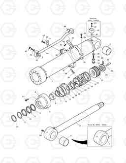 4280 ARM CYLINDER TXC420LC-2, Doosan