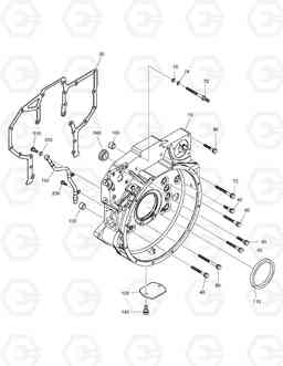 003 FLYWHEEL HOUSING TXL300-2, Doosan