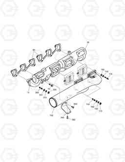 016 INTAKE MANIFOLD TXL300-2, Doosan