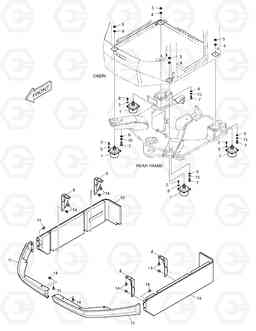 1230 CABIN MOUNTING TXL300-2, Doosan