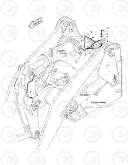 2110 FRONT LUBRICATION PIPING TXL300-2, Doosan
