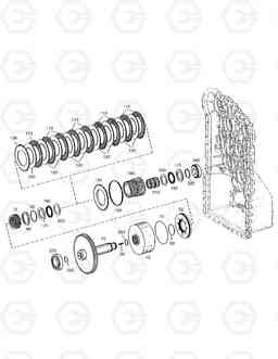 3130 CLUTCH - K1 - TRANSMISSION TXL300-2, Doosan