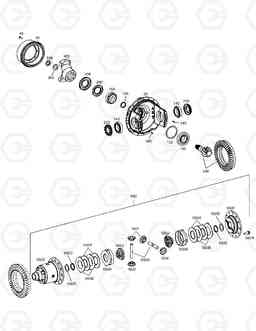 3360 DIFFERENTIAL - REAR AXLE TXL300-2, Doosan