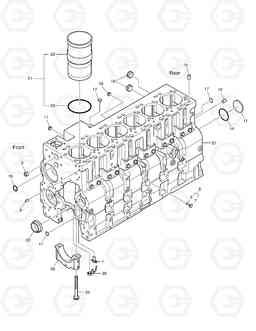 011 CYLINDER BLOCK TXL400-2, Doosan