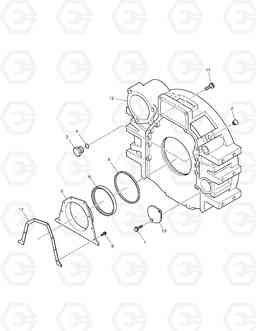 013 FLY WHEEL HOUSING TXL400-2, Doosan