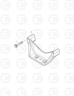 033 ENGINE MOUNTING TXL400-2, Doosan