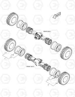 1150 WHEEL ASS'Y TXL400-2, Doosan