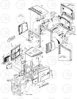 1390 ENGINE COVER ASS`Y TXL400-2, Doosan
